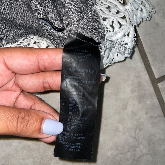 THE KOOPLES SPORT Gray Soft Fleece Set Hooded Top Pull-On Joggers Size 1/2 - Picture 13 of 16